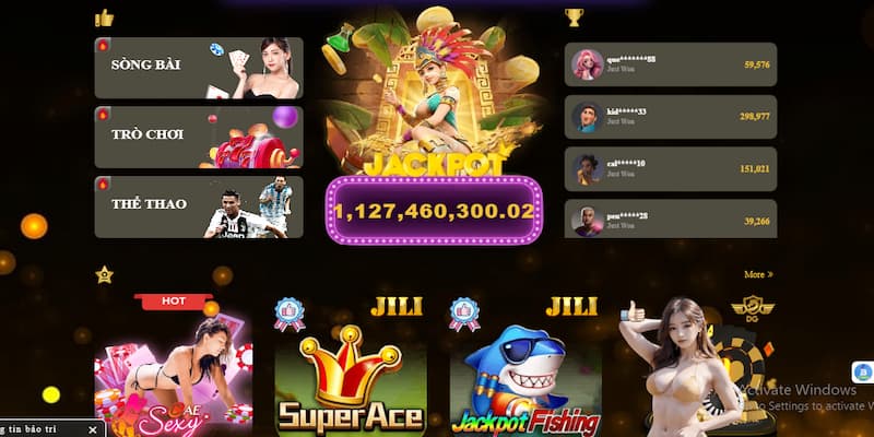 Kho game cá cược đồ sộ nổi bật trên giao diện BET88 nhà cái